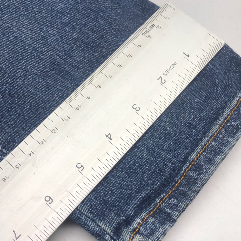 Classic Blue Skinny Jeans with Natural Fading - Picture 6 of 10